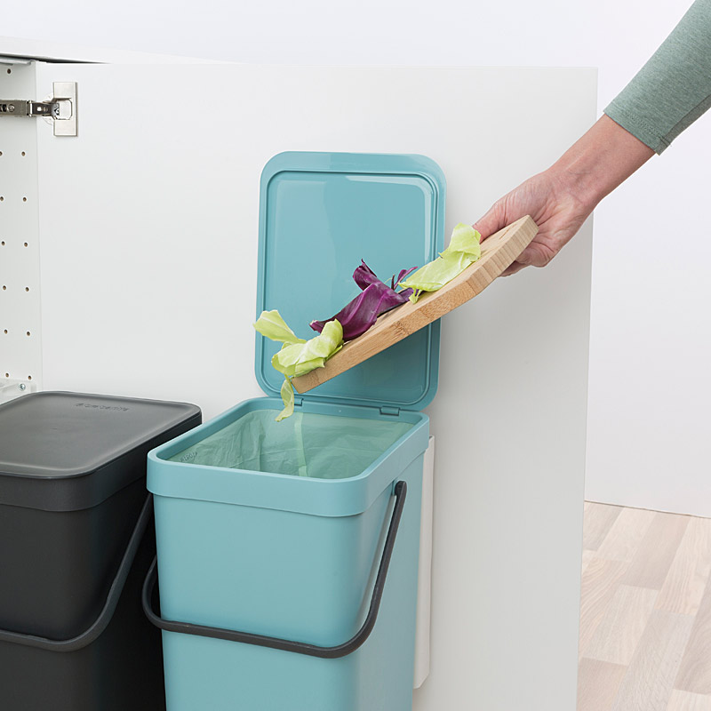 Brabantia Sort & Go lajitteluastia keittiön kaappiin 2×16 Brabantia Sort & Go lajitteluastia keittiön kaappiin 2×16